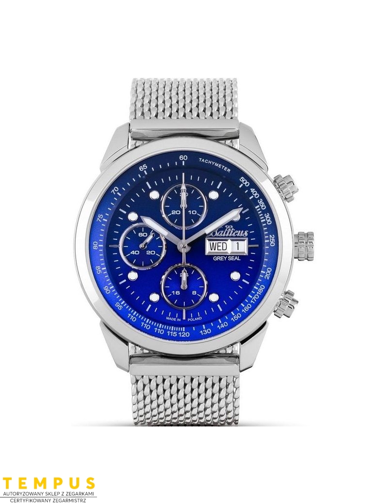 Balticus Grey Seal Chrono Niebieski Gradient Valjoux dodatkowy pasek BLT-BALGSBLCH - Zegarki BALTICUS Balticus Grey Seal Chrono Niebieski Gradient Valjoux dodatkowy pasek BLT-BALGSBLCH - Zegarki BALTICUS