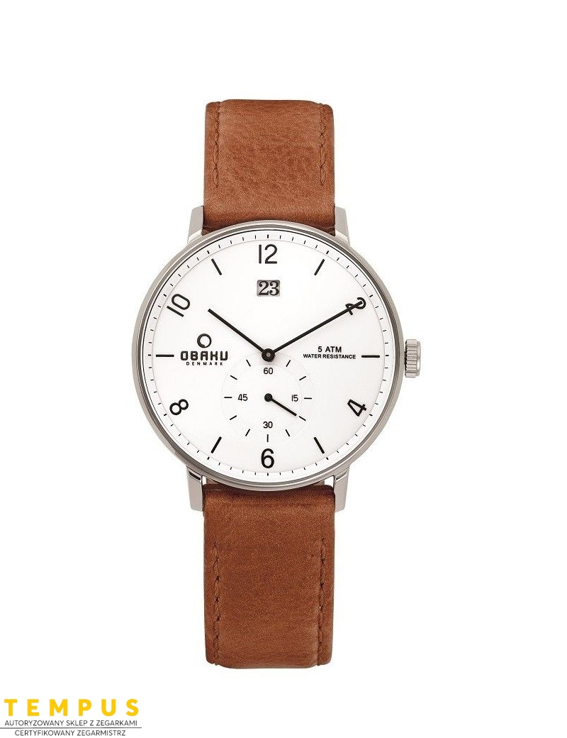 Zegarek klasyczny męski Obaku Denmark V190GDCWRZ - Zegarki OBAKU