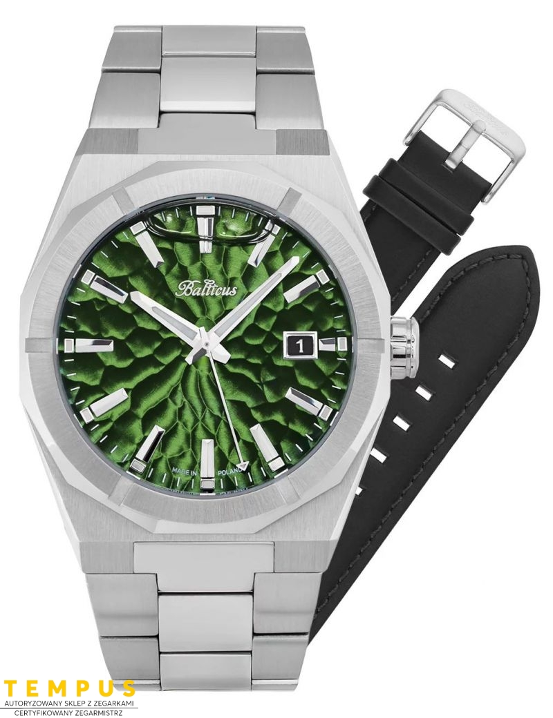 Balticus Gwiezdny Pył The O 40mm Zielony Limitowany BLT-BALSDHDGRE - Zegarki BALTICUS Balticus Gwiezdny Pył The O 40mm Zielony Limitowany BLT-BALSDHDGRE - Zegarki BALTICUS