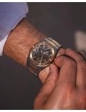 Balticus Gwiezdny Pył 40mm Meteoryt Bicolor z datownikiem BLT-BALSDNMBCD - Zegarki BALTICUS