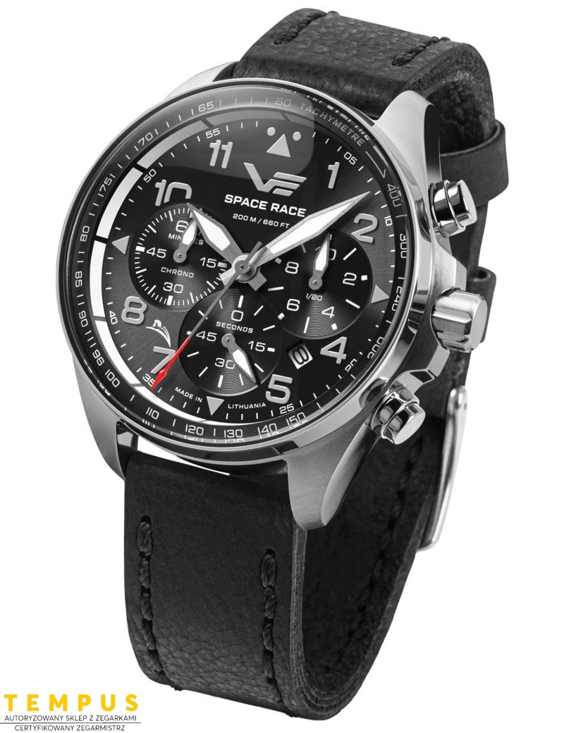 Vostok Europe Space Race Black Chrono 6S20-325A741 - Zegarki VOSTOK EUROPE