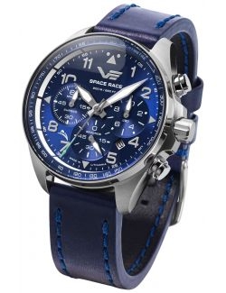 Zegarek Vostok Europe Space Race Blue Chrono 6S20-325A742 - Zegarki VOSTOK EUROPE