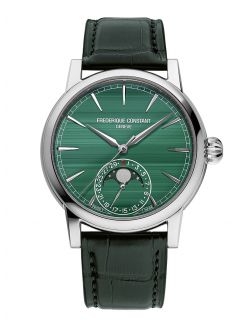 Frederique Constant Release Classic Moonphase Date Manufacture Malachite Limited Edition FC-716MA3H8 - Zegarki FREDERIQUE CONSTANT