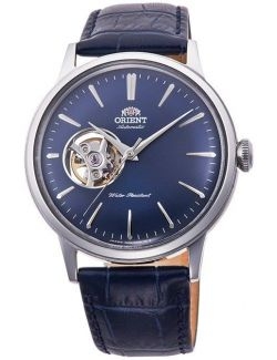 Zegarek klasyczny, elegancki męski Orient Bambino Automatic RA-AG0005L10B Open Heart - Zegarki ORIENT