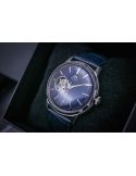 Zegarek klasyczny, elegancki męski Orient Bambino Automatic RA-AG0005L30B Open Heart - Zegarki ORIENT