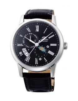 Zegarek klasyczny męski Orient RA-AK0010B30B Sun & Moon Automatic - Zegarki ORIENT