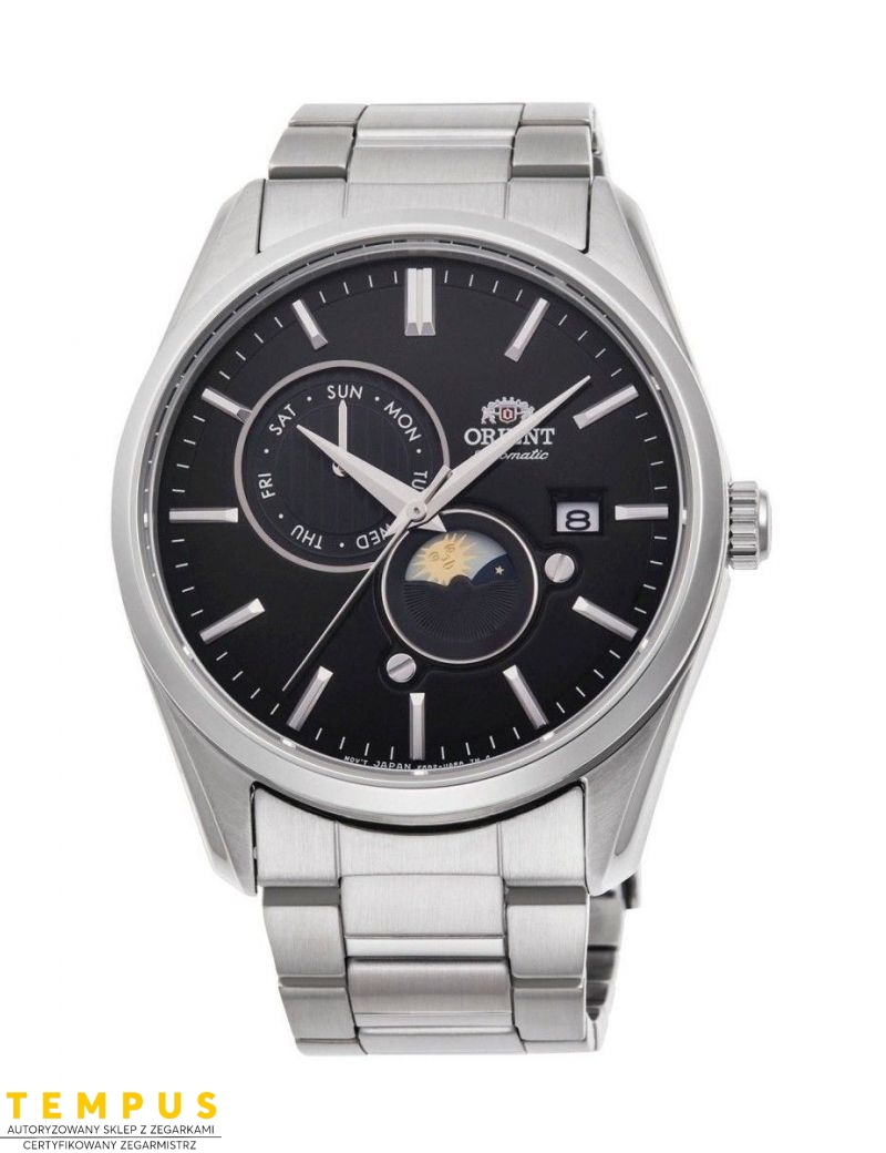 Zegarek klasyczny męski Orient Classic Sun & Moon Automatic RA-AK0307B30B - Zegarki ORIENT Zegarek klasyczny męski Orient Classic Sun & Moon Automatic RA-AK0307B30B - Zegarki ORIENT