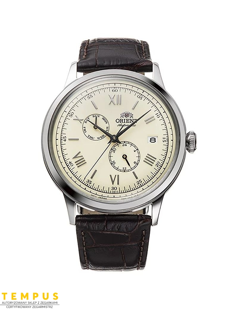 Zegarek klasyczny, elegancki męski Orient BAMBINO Automatic II RA-AK0702Y30B - Zegarki ORIENT