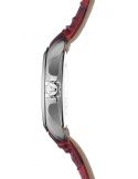 COUTURIER/LR/Q/STEEL/LEA.RED/WHITE DIAL - Zegarki TISSOT