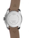 COUTURIER/LR/Q/STEEL/LEA.RED/WHITE DIAL - Zegarki TISSOT