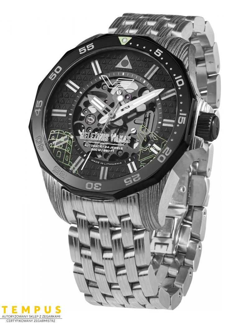 Vostok Europe Geležinis Vilkas "Iron Wolf" NH72-225E764B - Zegarki VOSTOK EUROPE Vostok Europe Geležinis Vilkas "Iron Wolf" NH72-225E764B - Zegarki VOSTOK EUROPE