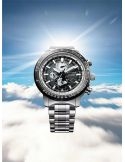 Zegarek lotniczy męski Citizen Promaster Sky Radio Controlled Nothern Hemisphere BY3006-53H na bransolecie stalowej