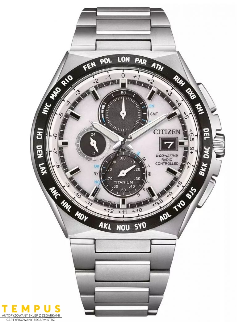 Citizen Radio Controlled Super Titanium AT8238-84A - Zegarki CITIZEN