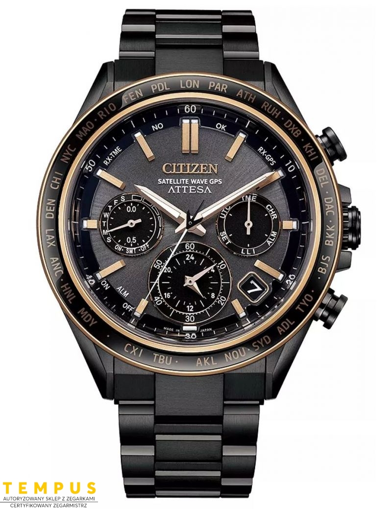 Citizen Attesa Satellite Wave GPS CC4074-61W - Zegarki CITIZEN Citizen Attesa Satellite Wave GPS CC4074-61W - Zegarki CITIZEN