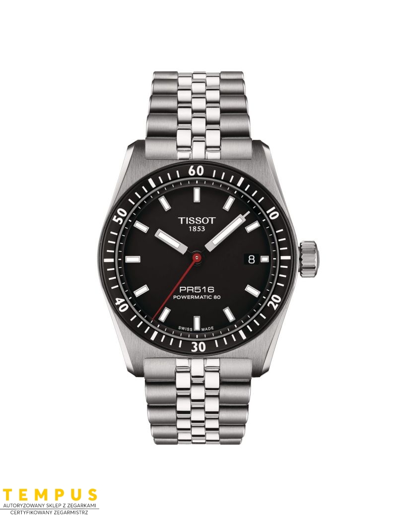 Tissot PR516 Powermatic 80 38mm T149.407.11.051.00 - Zegarki TISSOT Tissot PR516 Powermatic 80 38mm T149.407.11.051.00 - Zegarki TISSOT
