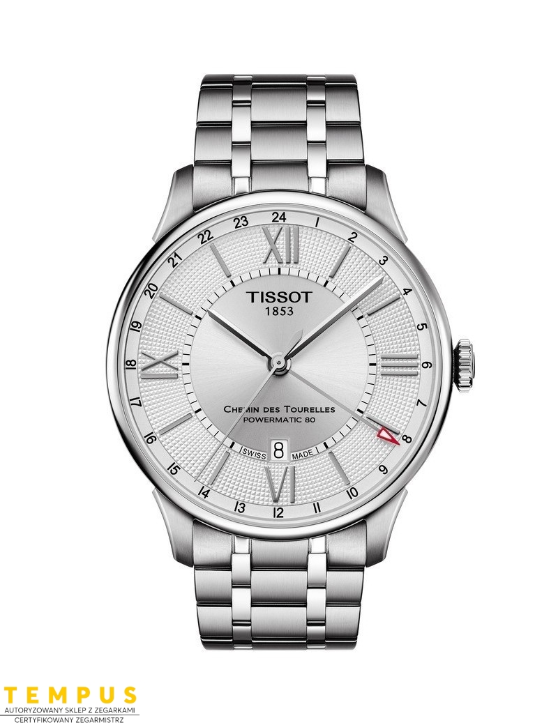Tissot CHEMIN DES TOURELLES Automatic GMT T099.429.11.038.00 - Zegarki TISSOT Tissot CHEMIN DES TOURELLES Automatic GMT T099.429.11.038.00 - Zegarki TISSOT