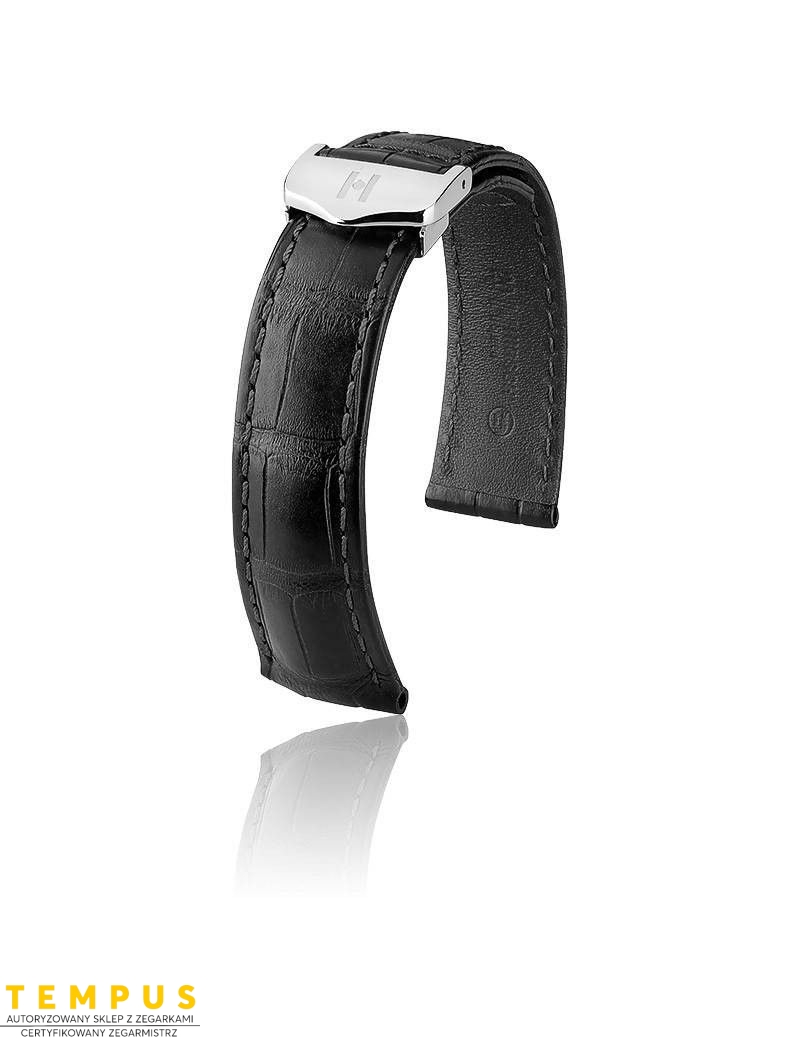 Pasek HIRSCH Savoir Duo 07207459-2-1816 ze skóry krokodyla 18 mm - HIRSCH - paski do zegarków Pasek HIRSCH Savoir Duo 07207459-2-1816 ze skóry krokodyla 18 mm - HIRSCH - paski do zegarków