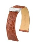 Pasek HIRSCH Savoir 07370479-2-1210 ze skóry krokodyla 12 mm - HIRSCH - paski do zegarków