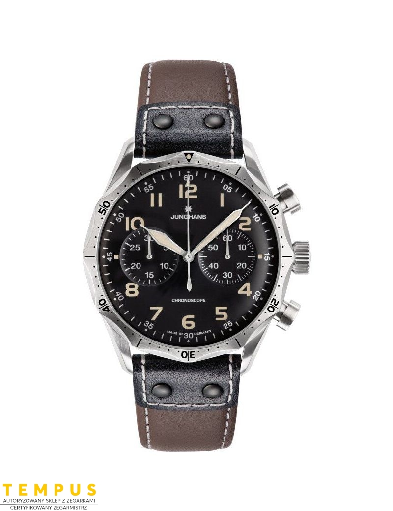 Junghans Meister Pilot Chronoscope 27/3491.00 - Zegarki JUNGHANS Junghans Meister Pilot Chronoscope 27/3491.00 - Zegarki JUNGHANS