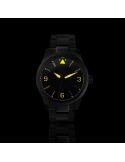 Balticus Latająca Foka Czarny 44mm dodatkowy pasek BALFSBLP - Zegarki BALTICUS
