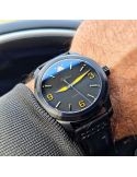 Balticus Latająca Foka Czarny 44mm dodatkowy pasek BALFSBLP - Zegarki BALTICUS