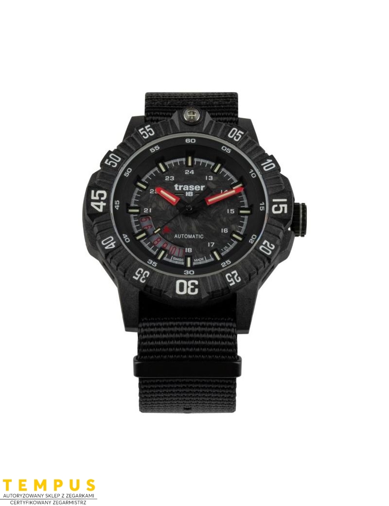 Traser P99 A Tactical Carbon 111355 Black Nato - Zegarki TRASER