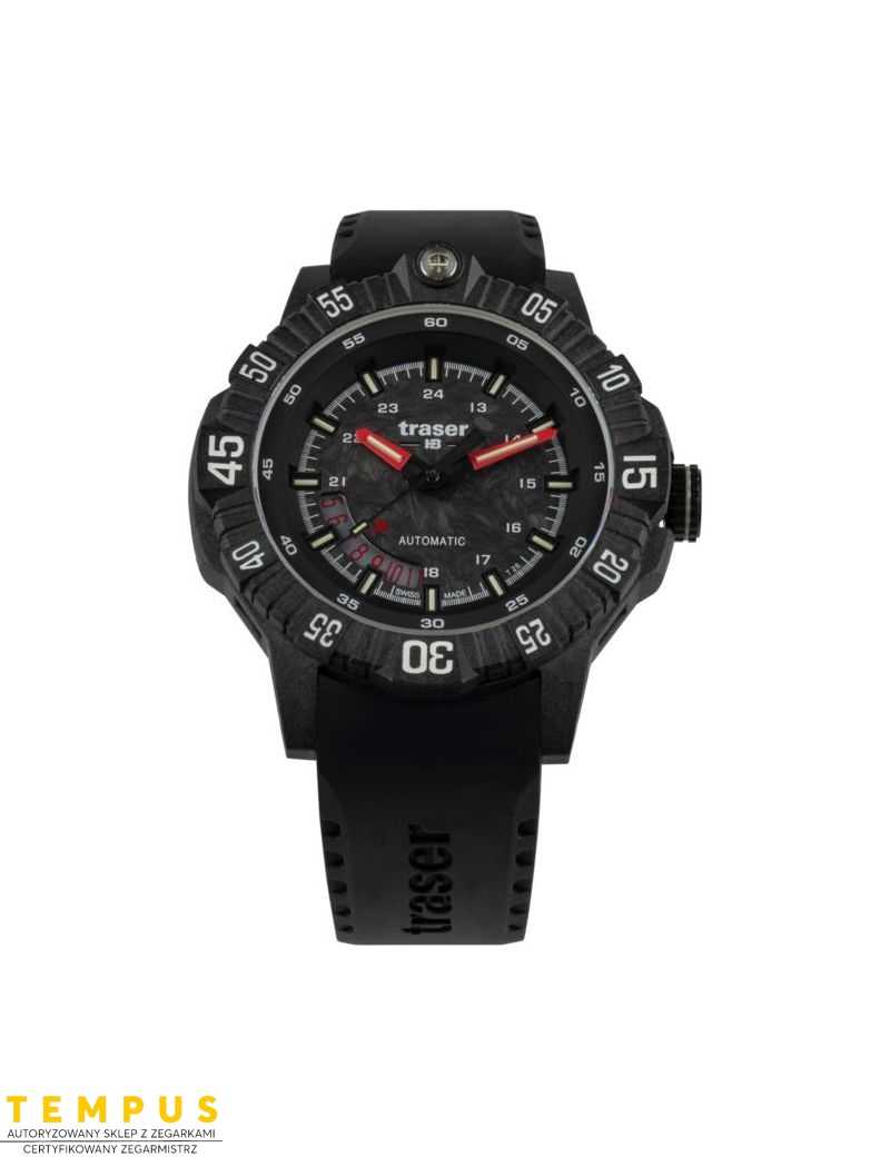 Traser P99 A Tactical Carbon 110961 Black Rubber - Zegarki TRASER Traser P99 A Tactical Carbon 110961 Black Rubber - Zegarki TRASER