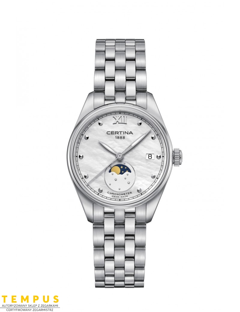 Certina DS-8 Lady MOON PHASE C033.257.11.118.00 - Zegarki CERTINA Certina DS-8 Lady MOON PHASE C033.257.11.118.00 - Zegarki CERTINA