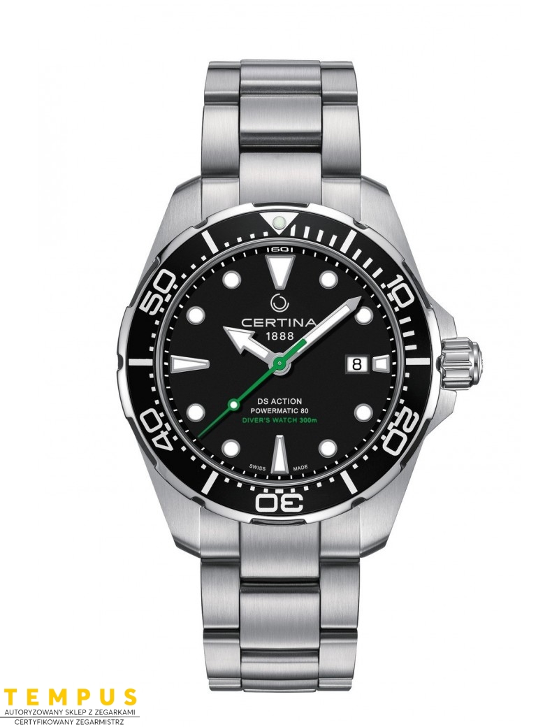 Certina DS ACTION Diver C032.407.11.051.02 Powermatic 80 - Zegarki CERTINA Certina DS ACTION Diver C032.407.11.051.02 Powermatic 80 - Zegarki CERTINA