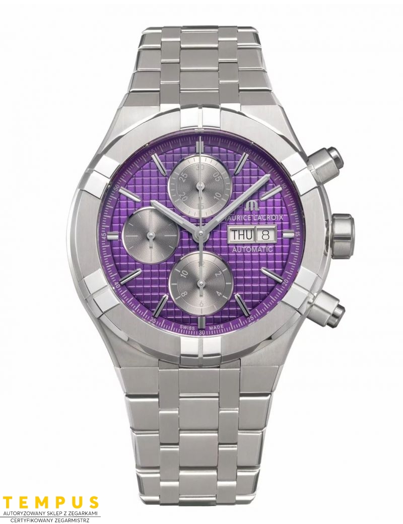 Maurice Lacroix Aikon Automatic Chronograph Titanium AI6038-TT032-430-1 - Zegarki MAURICE LACROIX Maurice Lacroix Aikon Automatic Chronograph Titanium AI6038-TT032-430-1 - Zegarki MAURICE LACROIX