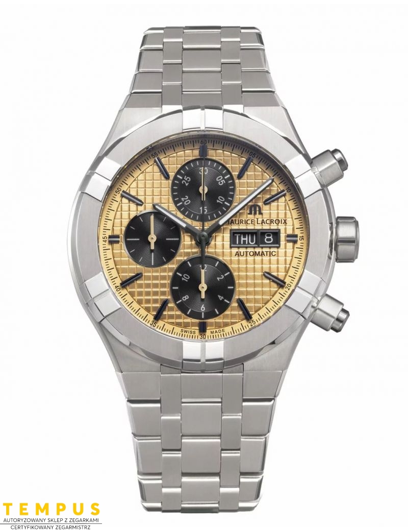 Maurice Lacroix Aikon Automatic Chronograph Titanium AI6038-TT032-530-1 - Zegarki MAURICE LACROIX Maurice Lacroix Aikon Automatic Chronograph Titanium AI6038-TT032-530-1 - Zegarki MAURICE LACROIX