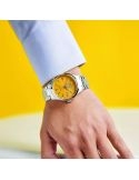 Citizen Crystal Seven Mechanical NH8391-51ZE Yellow - Zegarki CITIZEN