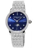 Frederique Constant Slimline Ladie Moonphase FC-206ND1SD26B - Zegarki FREDERIQUE CONSTANT