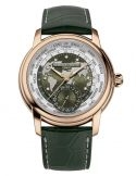 Frederique Constant Classic Worldtimer Manufacture Limited Edition 18K FC-718KWWM4H9 - Zegarki FREDERIQUE CONSTANT