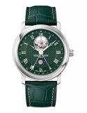 Frederique Constant Classics Heart Beat Moonphase Date Open Heart Automatic FC-335MCGRW4P26 - Zegarki FREDERIQUE CONSTANT