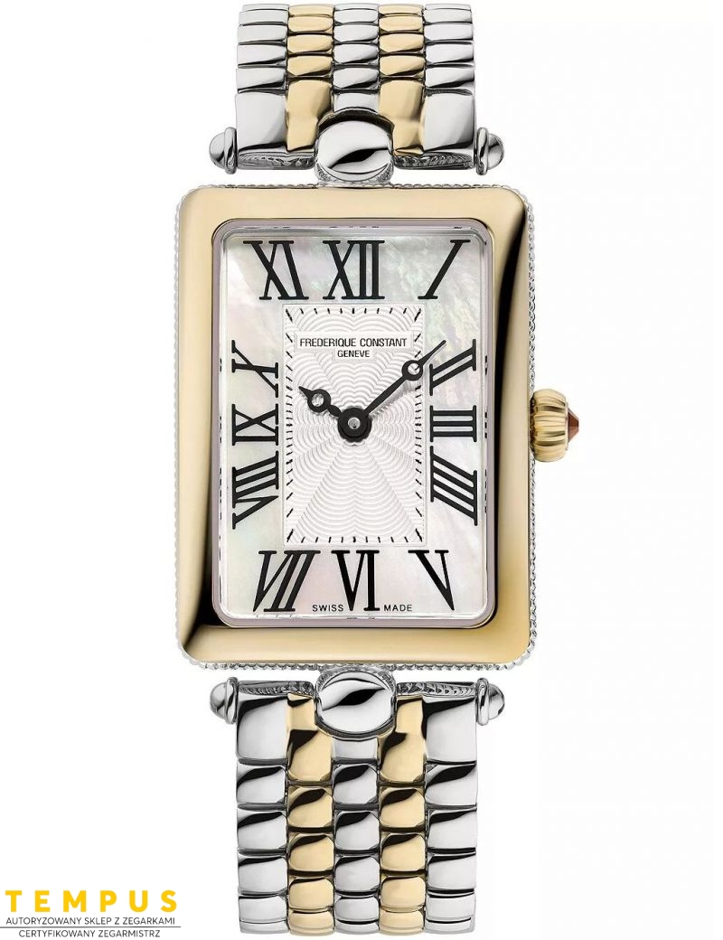 Frederique Constant Classics Art Deco Caree FC-200MPW2AC3B - Zegarki FREDERIQUE CONSTANT Frederique Constant Classics Art Deco Caree FC-200MPW2AC3B - Zegarki FREDERIQUE CONSTANT