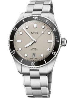 Oris Divers Date Taupe 39mm 01 733 7795 4051-SET