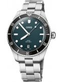 Oris Divers Date Petrol Blue 39mm 01 733 7795 4055-SET - Zegarki ORIS