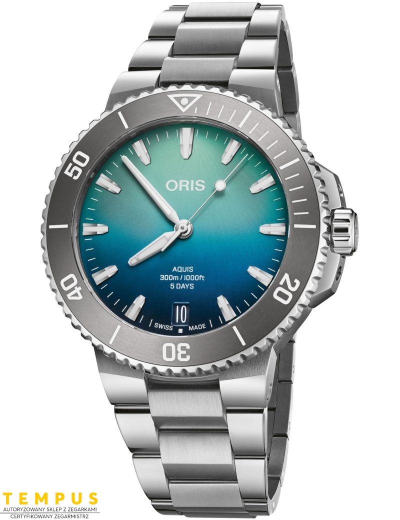 Oris Aquis Date Great Barrier Reef Limited Edition IV 01 400 7790 4185-SET - Zegarki ORIS Oris Aquis Date Great Barrier Reef Limited Edition IV 01 400 7790 4185-SET - Zegarki ORIS