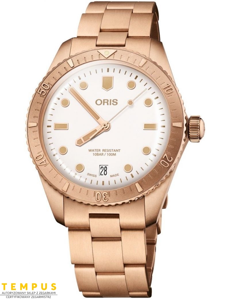 Oris Divers Sixty-Five Cotton Candy White Star 01 733 7771 3151-07 8 19 15 - Zegarki ORIS