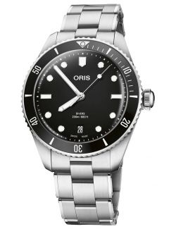 Oris Divers Date Black 39mm 01 733 7795 4054-SET