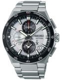 Seiko Astron Silvery Night Dual Time Chronograph Titanium Solar GPS SSH153J1 - Zegarki SEIKO