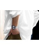 Seiko Astron Silvery Night Dual Time Chronograph Titanium Solar GPS SSH153J1 - Zegarki SEIKO