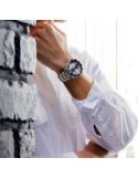 Seiko Astron Silvery Night Dual Time Chronograph Titanium Solar GPS SSH153J1 - Zegarki SEIKO