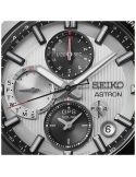 Seiko Astron Silvery Night Dual Time Chronograph Titanium Solar GPS SSH153J1 - Zegarki SEIKO