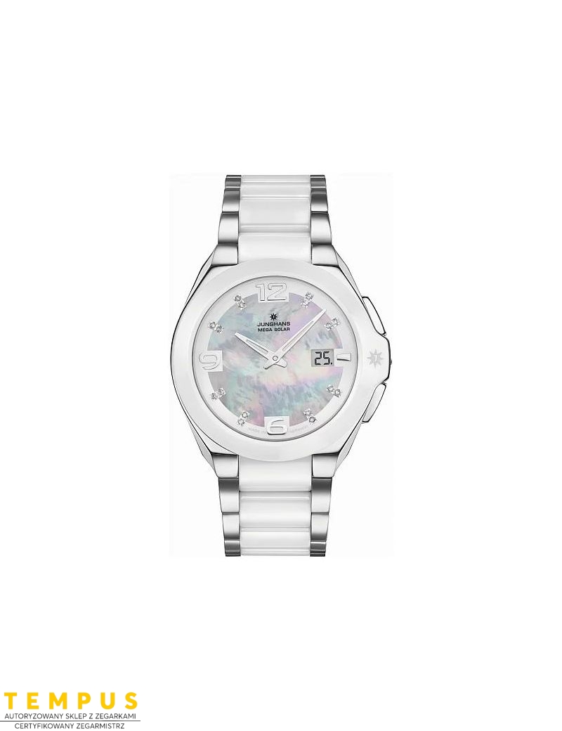 Junghans Spektrum Mega Solar Ladies Diamonds 15/1503.44 - Zegarki JUNGHANS