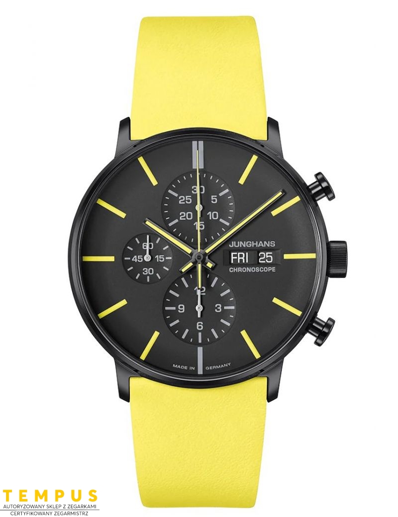 Junghans FORM A Chronoscope Eng. 27/4473.01 - Zegarki JUNGHANS