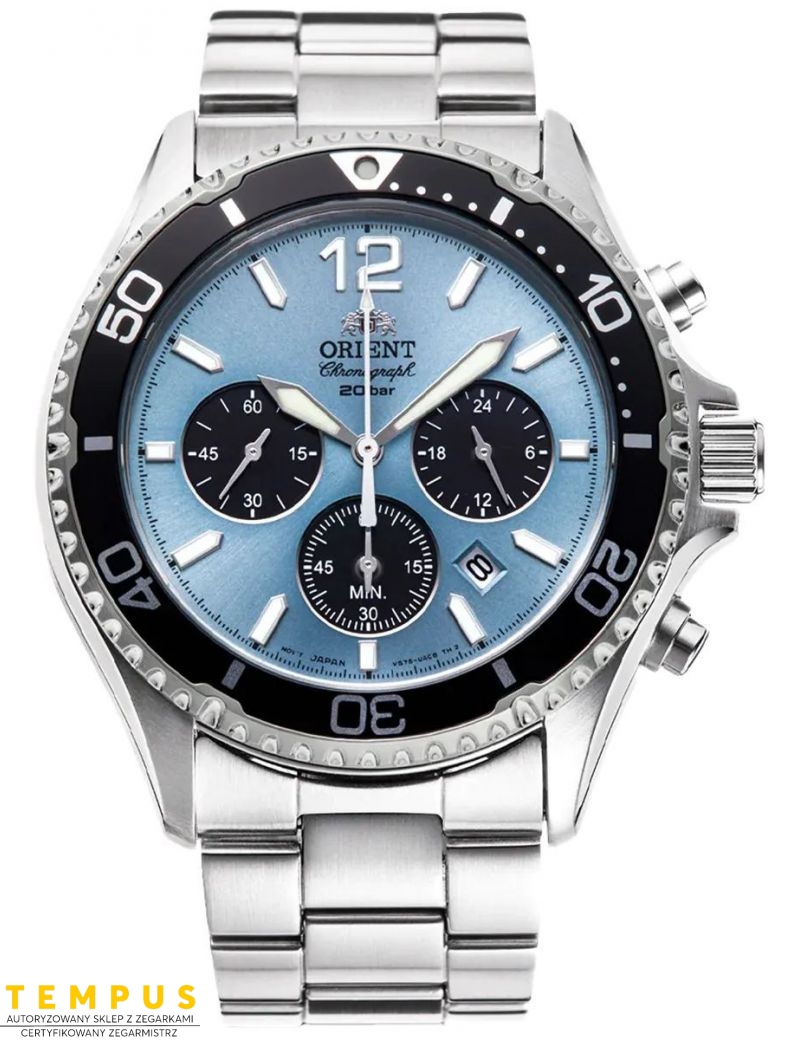 Orient Mako Solar Chronograph RA-TX0206L10B - Zegarki ORIENT Orient Mako Solar Chronograph RA-TX0206L10B - Zegarki ORIENT