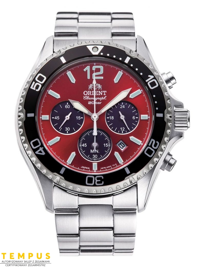 Orient Mako Solar Chronograph RA-TX0207R10B - Zegarki ORIENT Orient Mako Solar Chronograph RA-TX0207R10B - Zegarki ORIENT