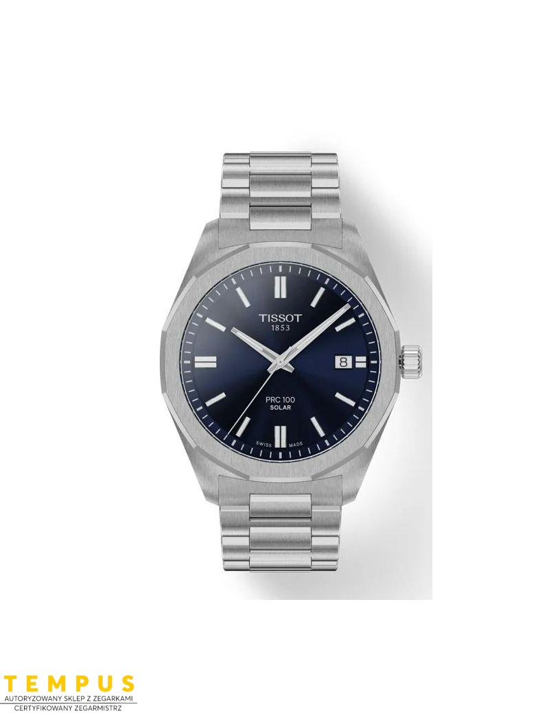 Tissot PRC 100 Solar Quartz 39mm T151.422.11.041.00 - Zegarki TISSOT